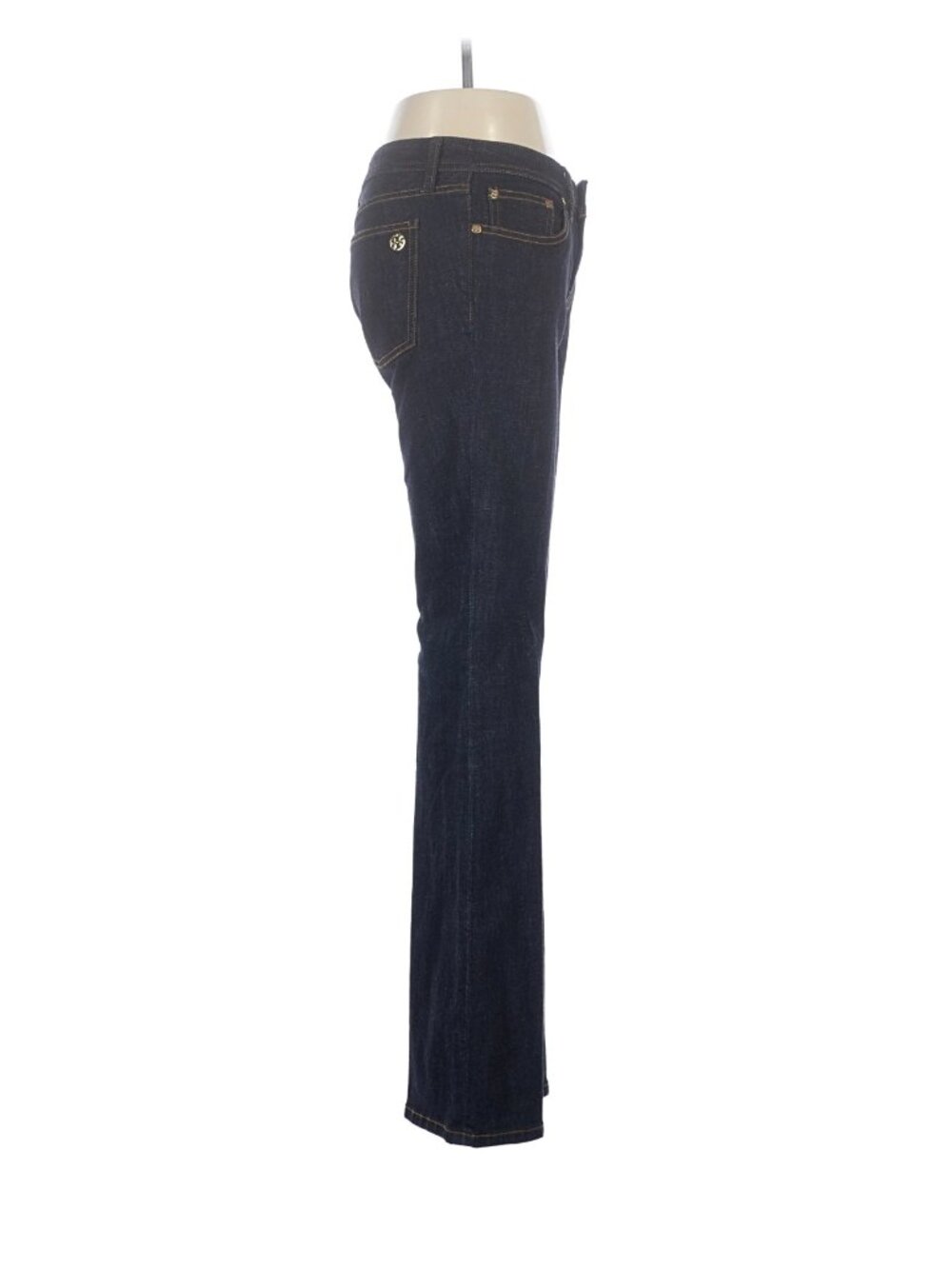 Tory Burch Classic Dark Wash Bootcut Denim Jeans - size 28 - Picture 2 of 4